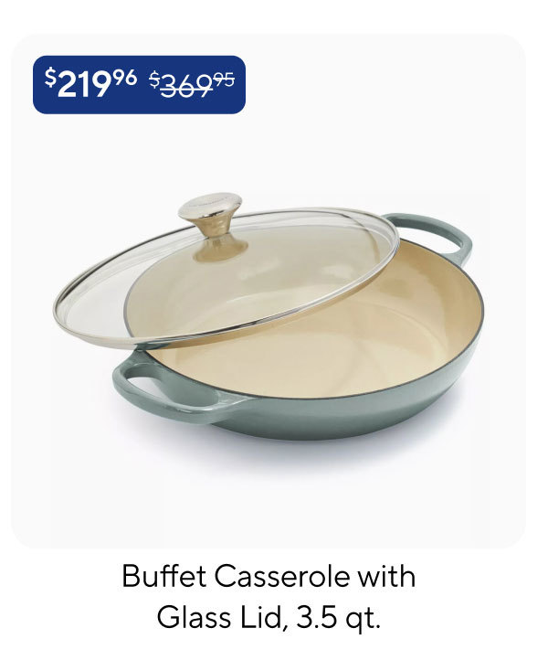 Le Creuset Buffet Casserole with Glass Lid, 3.5 qt.