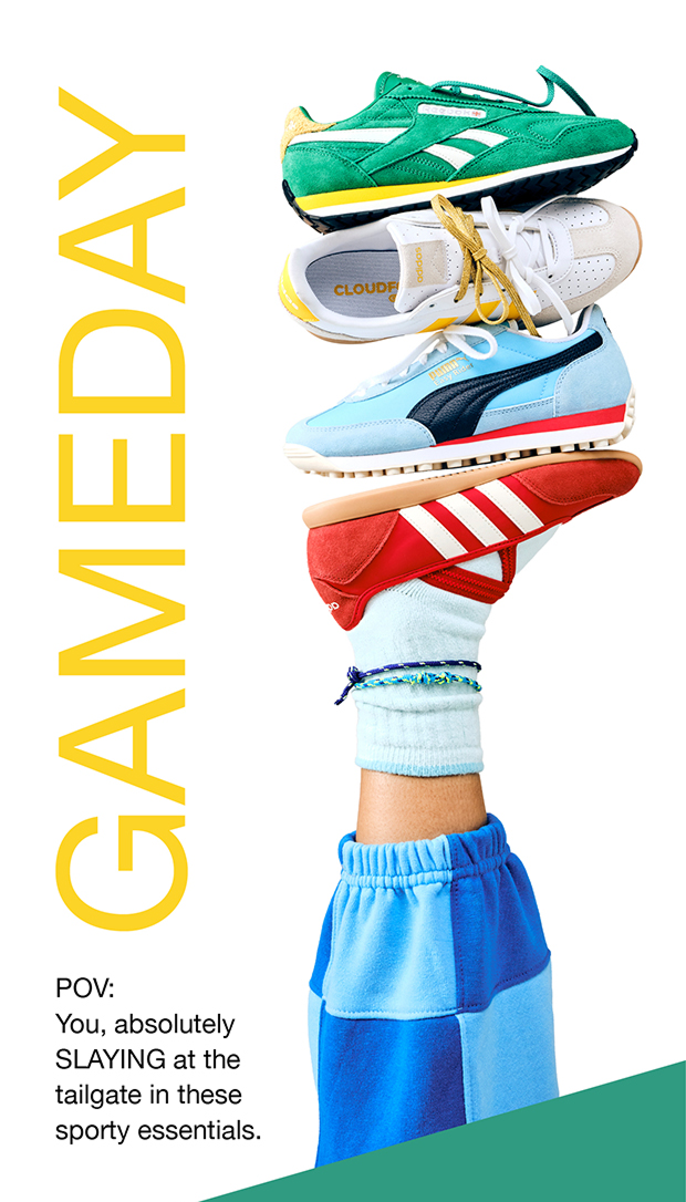 Gameday | POV: You, absolutely SLAYING at the tailgate in these sporty essentials.