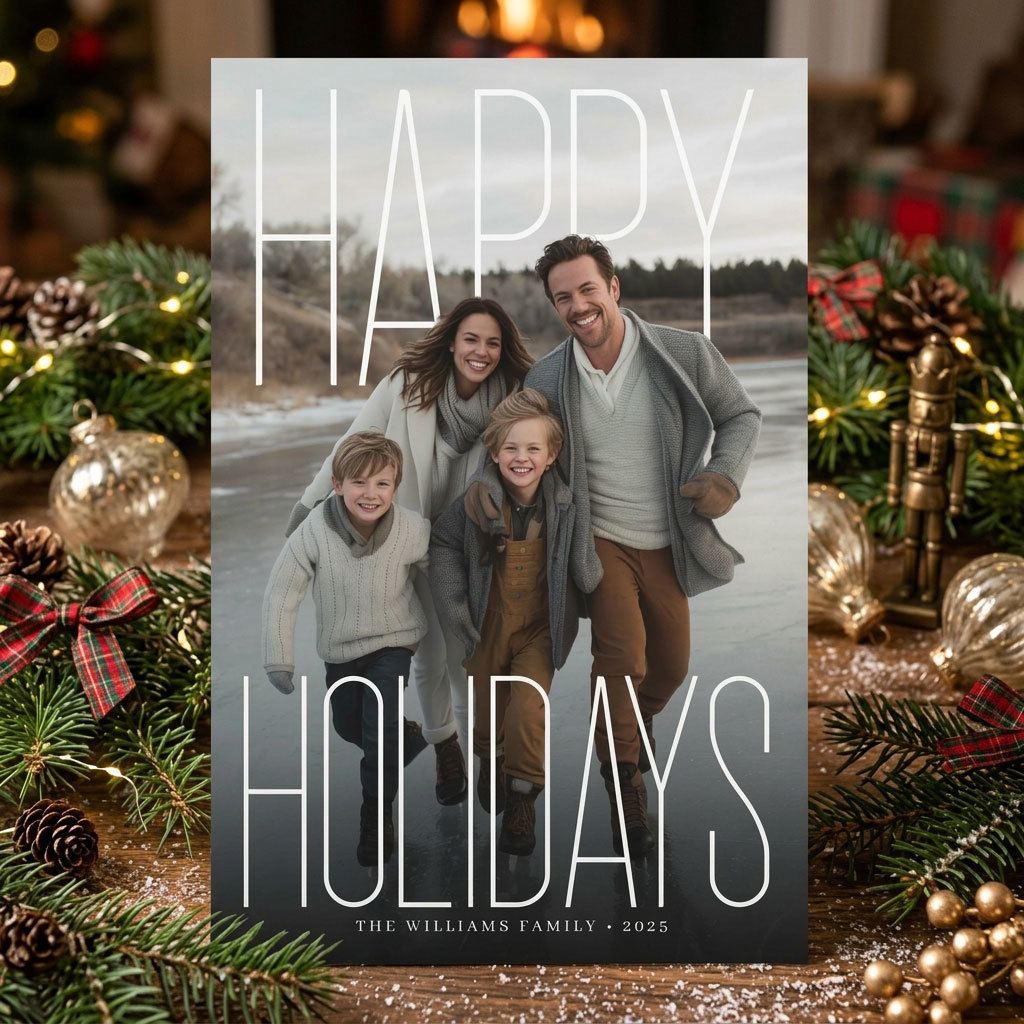 A PhotoPop Christmas card