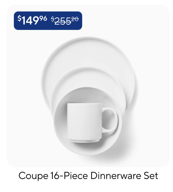Coupe 16-Piece Dinnerware Set