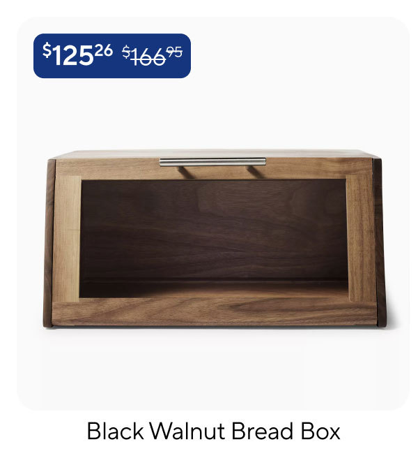 Black Walnut Bread Box