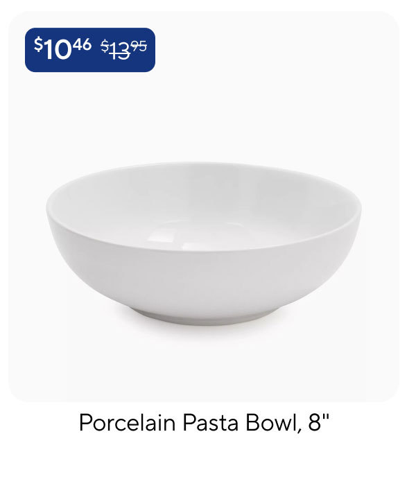 Porcelain Pasta Bowl, 8