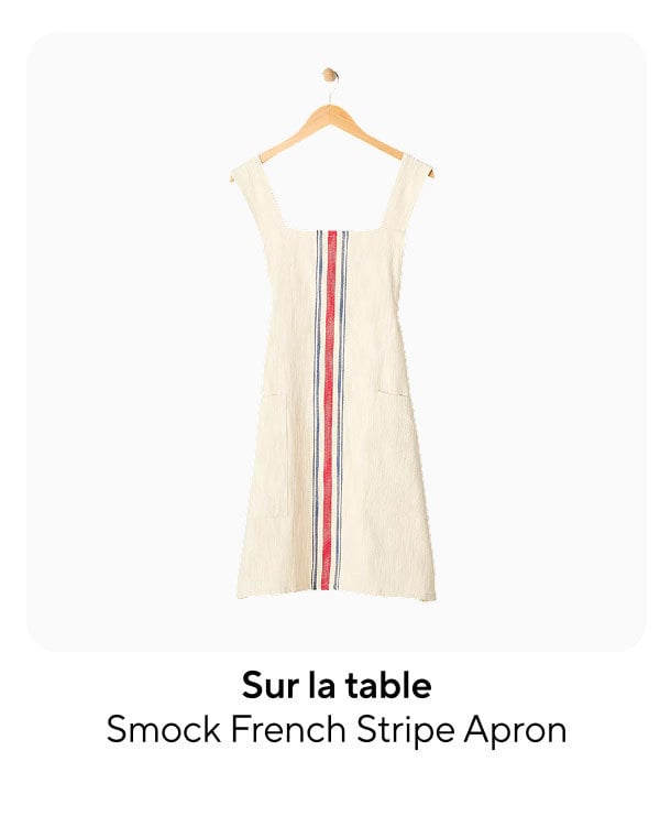 Sur la table Smock French Stripe Apron
