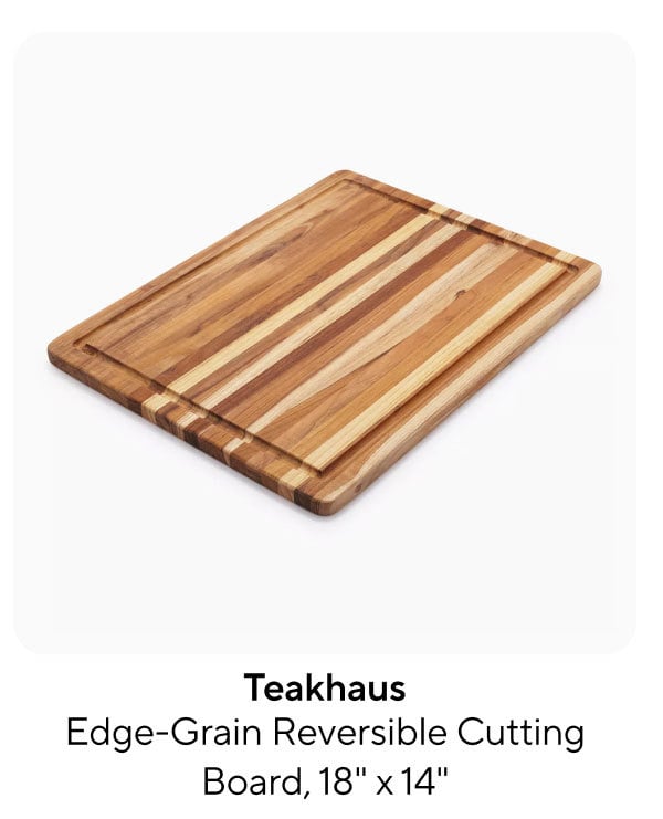 Teakhaus Edge-Grain Reversible Cutting Board