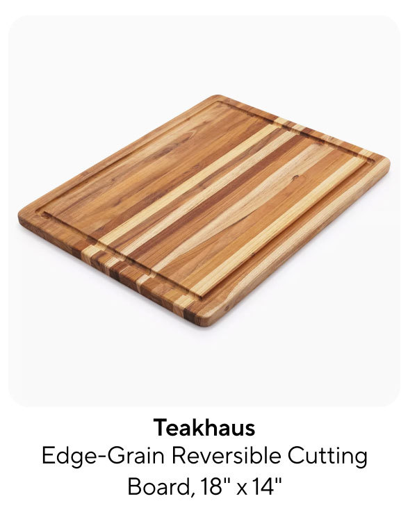 Teakhaus Edge-Grain Reversible Cutting Board