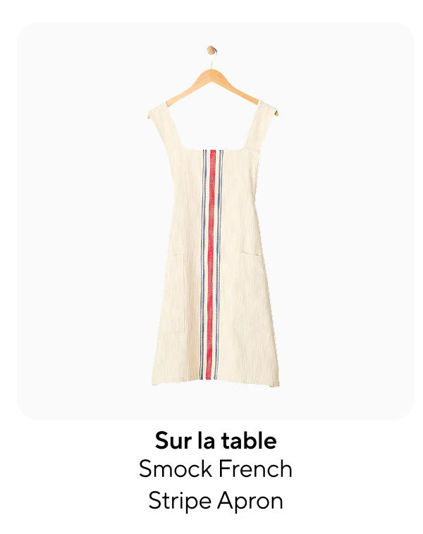 Sur la table Smock French Stripe Apron