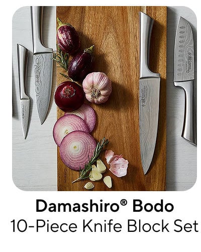 Cuisine::pro® Damashiro® Bodo 10-Piece Knife Block Set