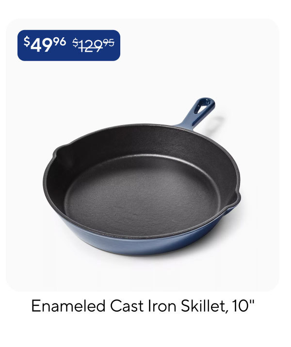 Enameled Cast Iron Skillet, 10