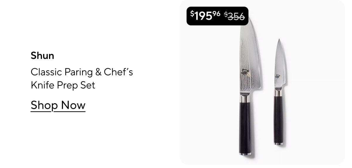 Shun Classic Paring & Chef's Knife Prep Set