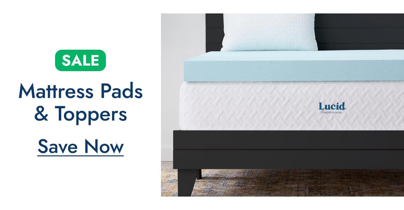 Save on Mattress Pads and Toppers