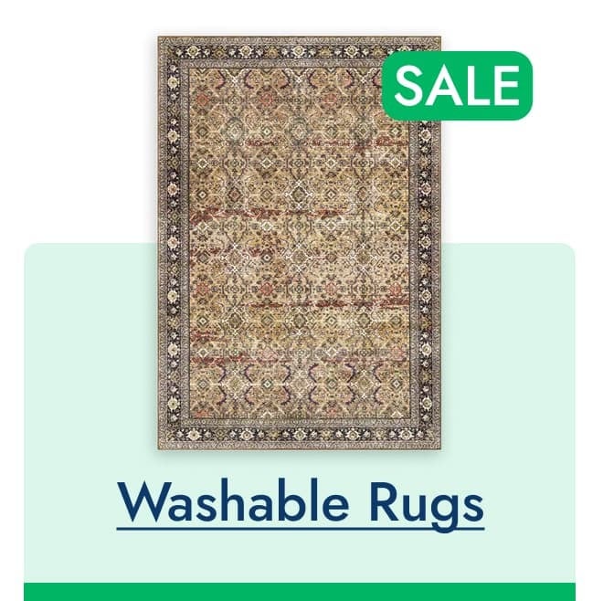 Save on Washable Rugs