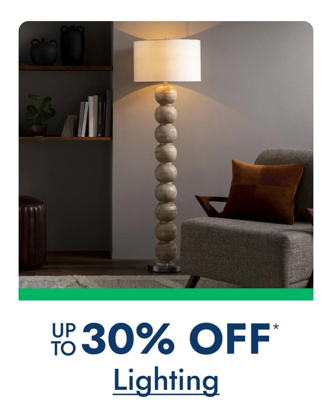 Lighting up to 30% off