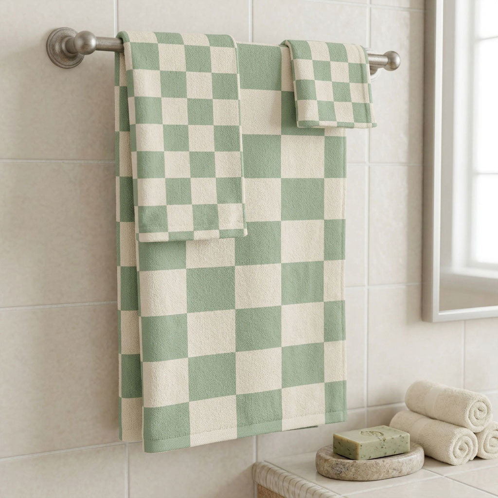 A bath towel set