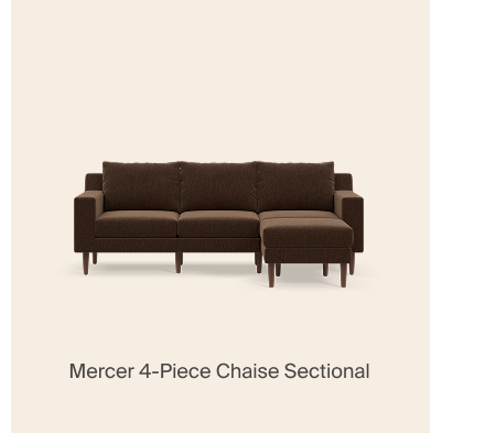 Mercer 4-Piece Reversible Chaise Sectional