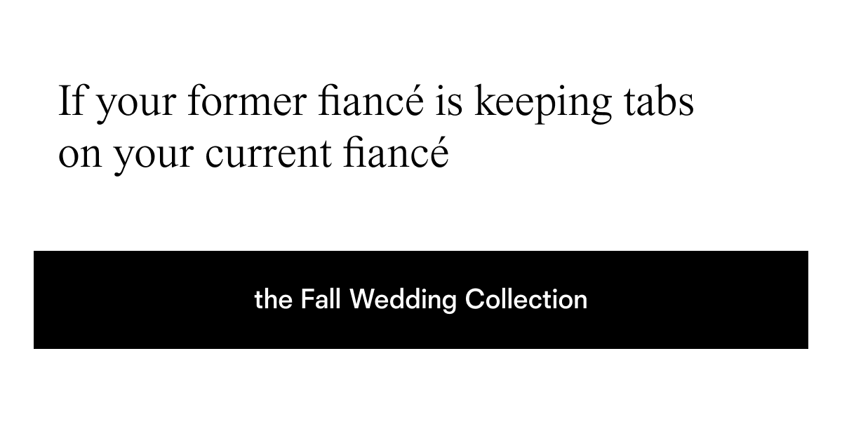 the Fall Wedding Collection