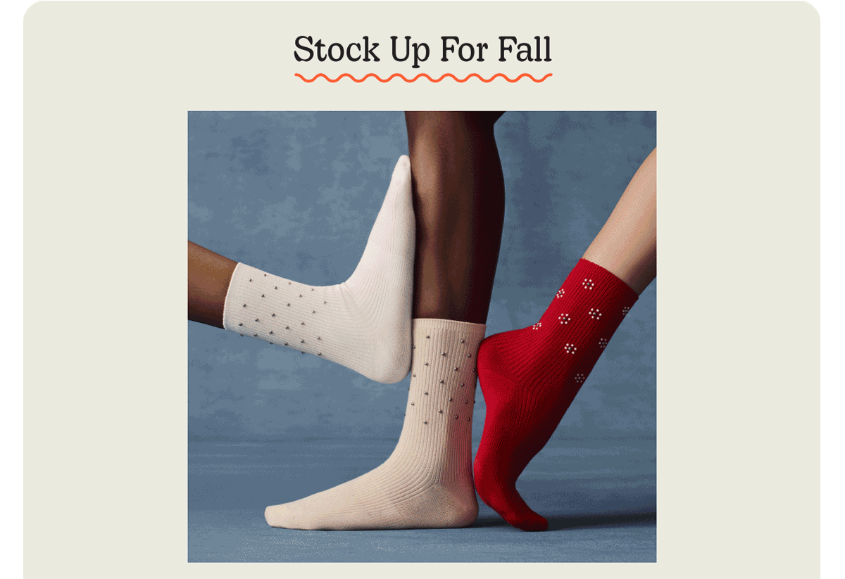 Stock Up For Fall