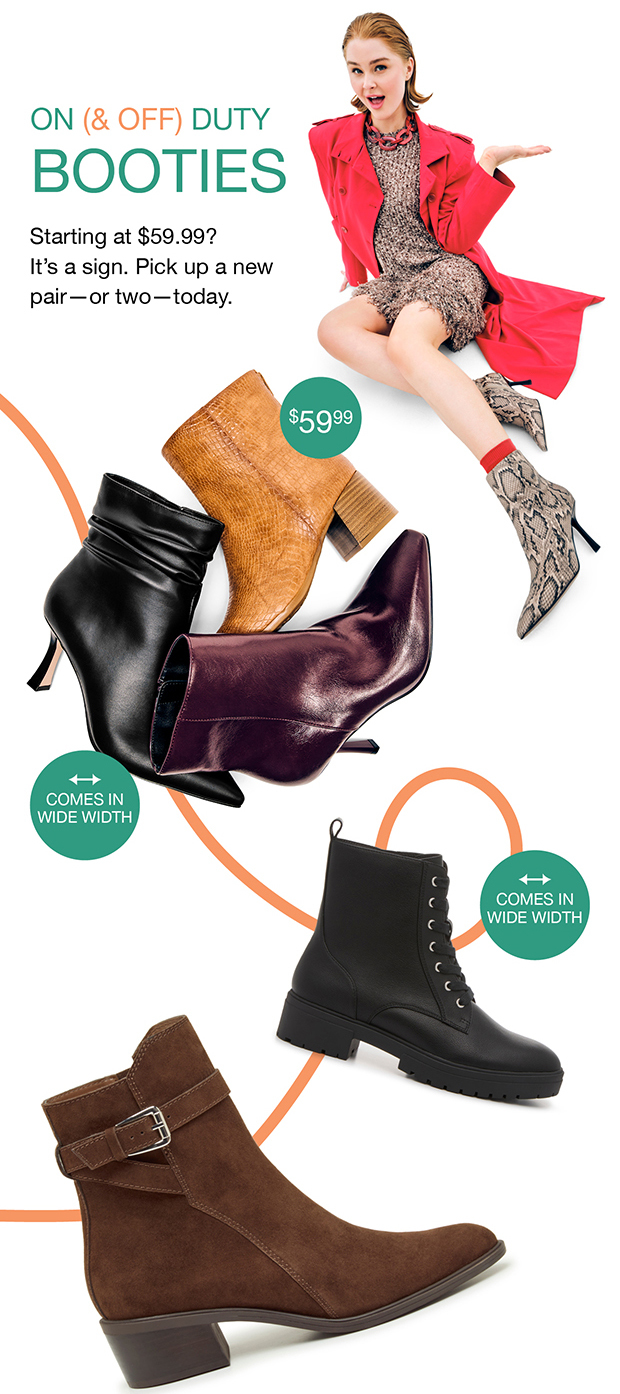 On & off duty booties