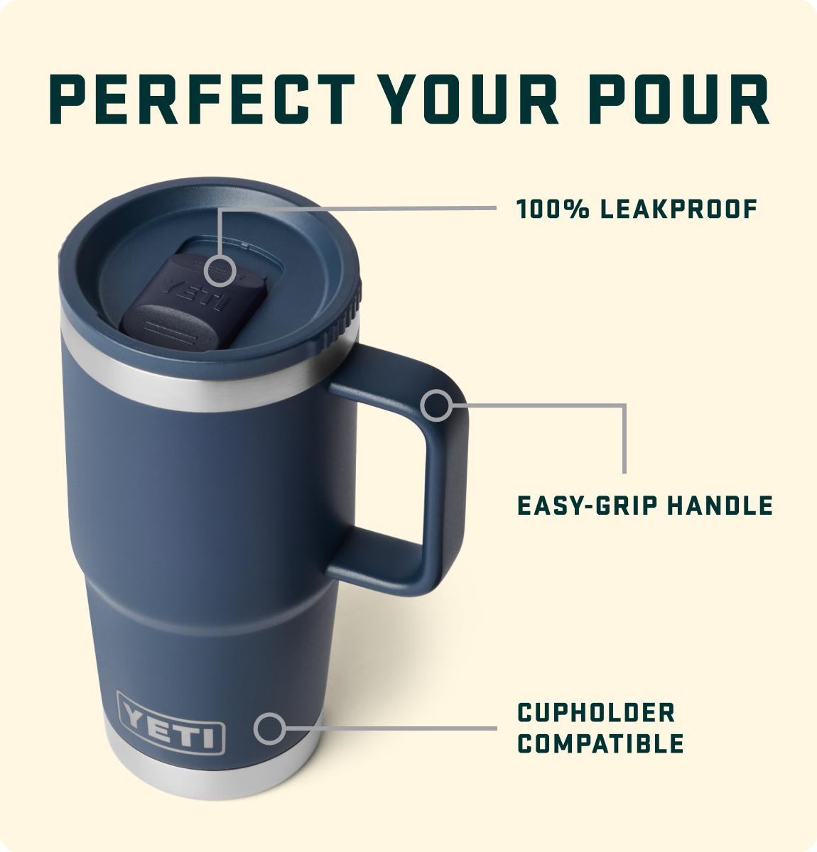 NEW: 100% Leakproof Rambler® Travel Mug