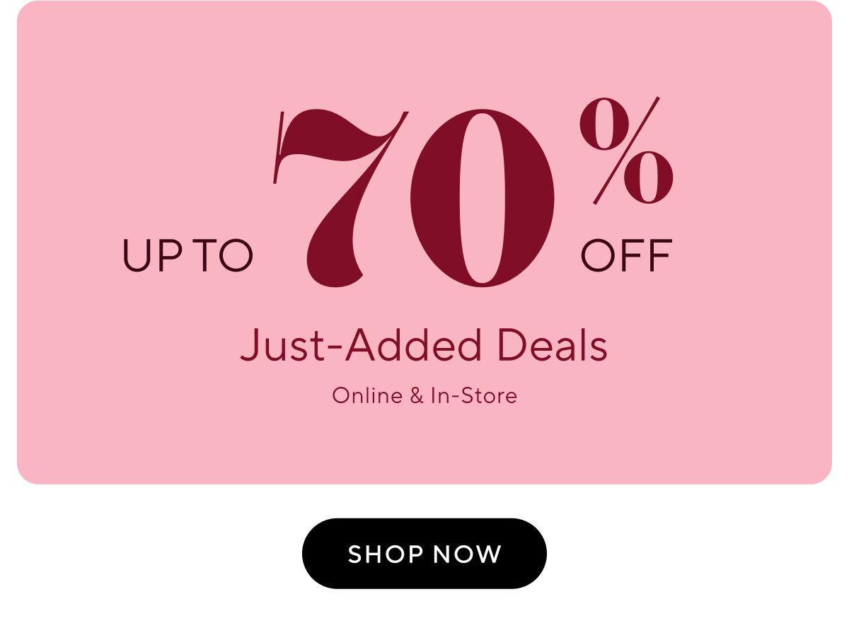 Just-Added Deals