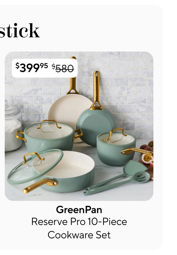 GreenPan Reserve Pro 10-Piece Cookware Set