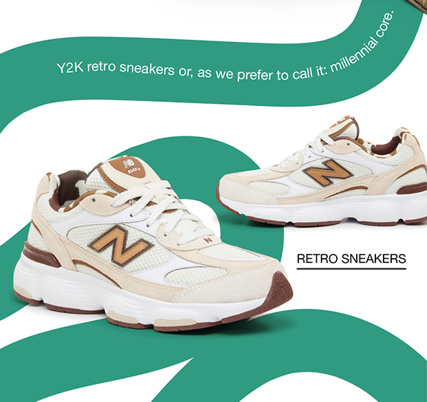 Y2K retro sneakers or, as we prefer to call it: millenial core. | Retro Sneakers