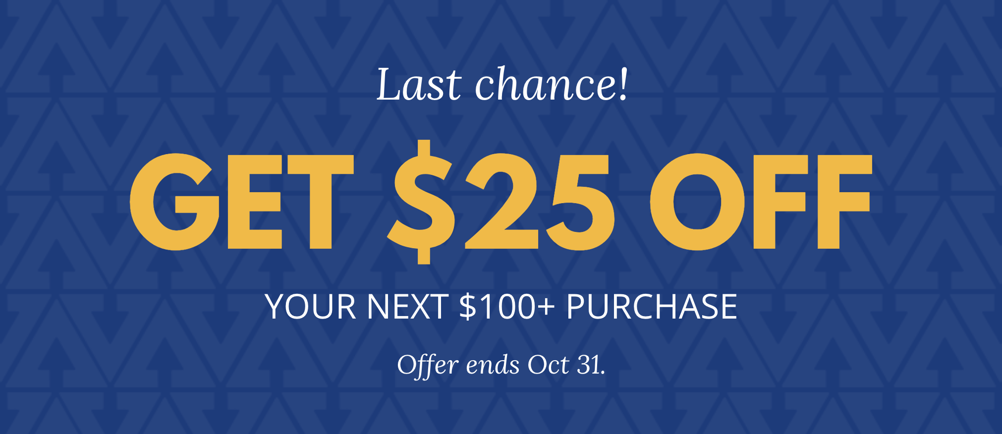 $25 promo code
