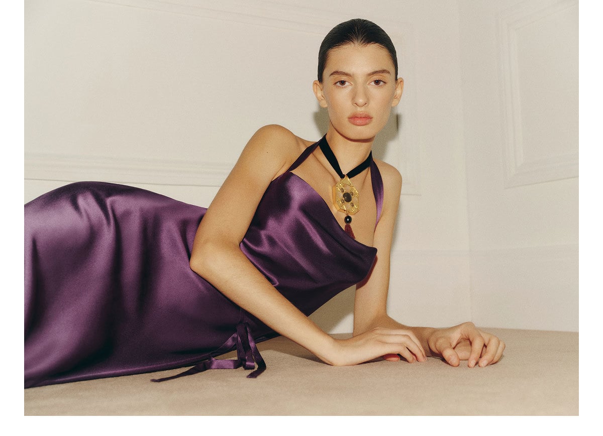 Gloribel Silk Dress