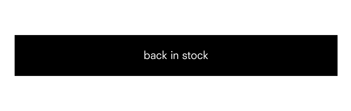 back in stock
