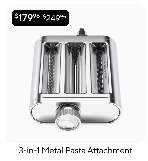 KitchenAid® 3-in-1 Metal Pasta Attachment