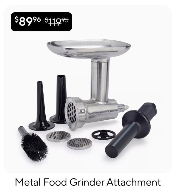 KitchenAid® Metal Food Grinder Attachment