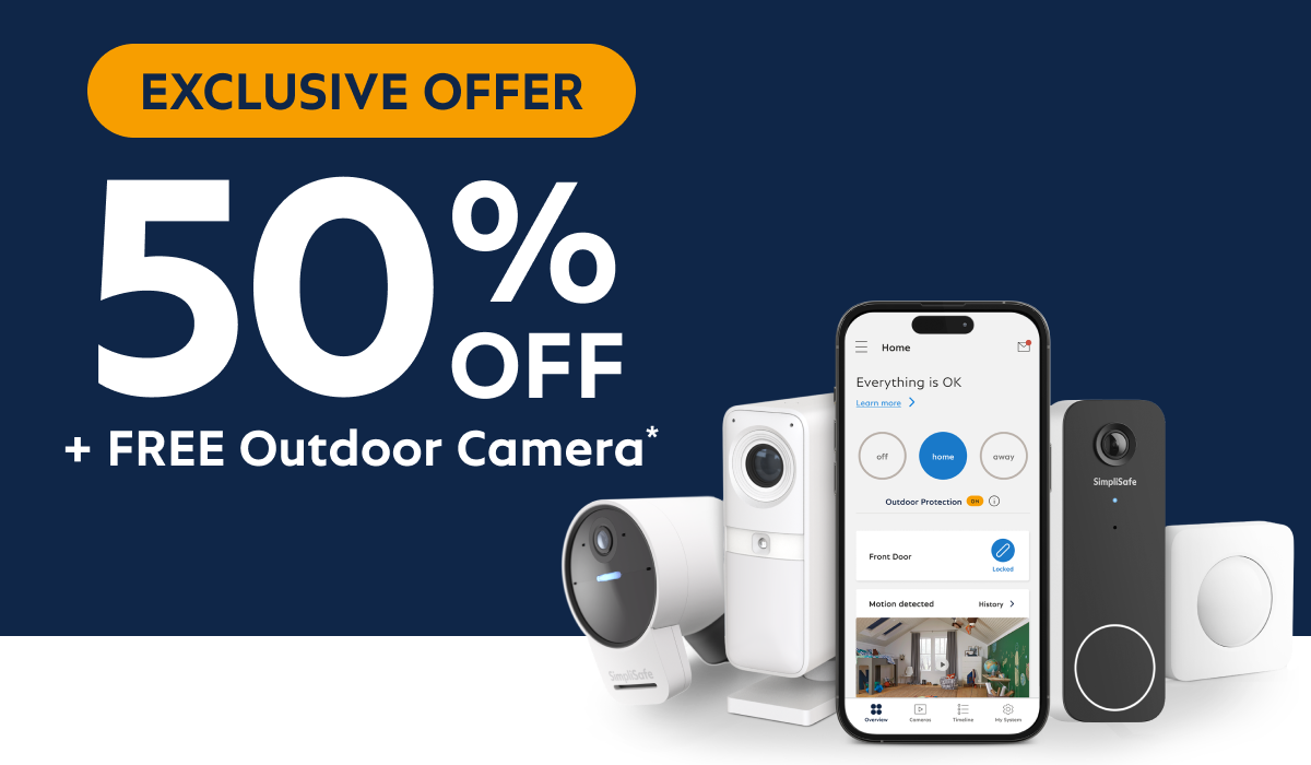 Exclusive offer: 50% off + free Outdoor Camera