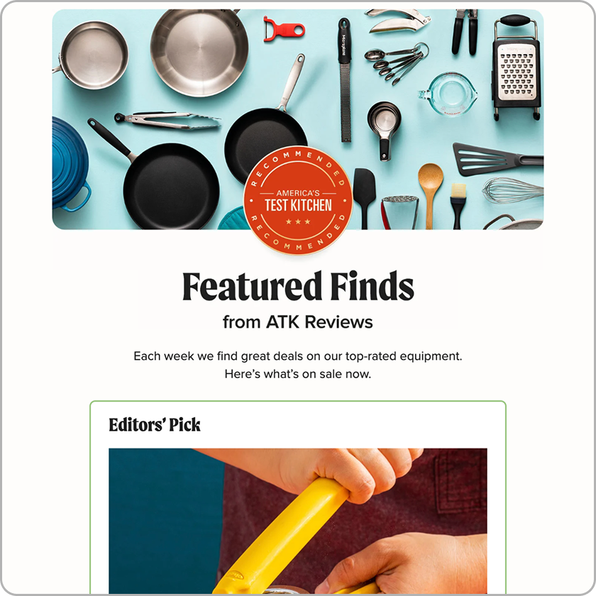 Featured Finds Newsletter