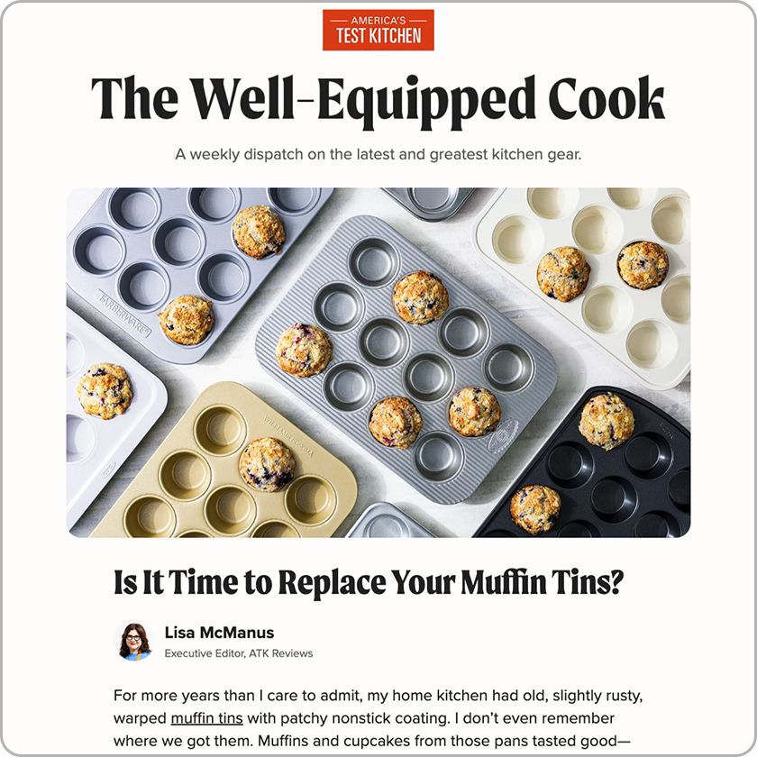 The Well Equipped Cook Newsletter