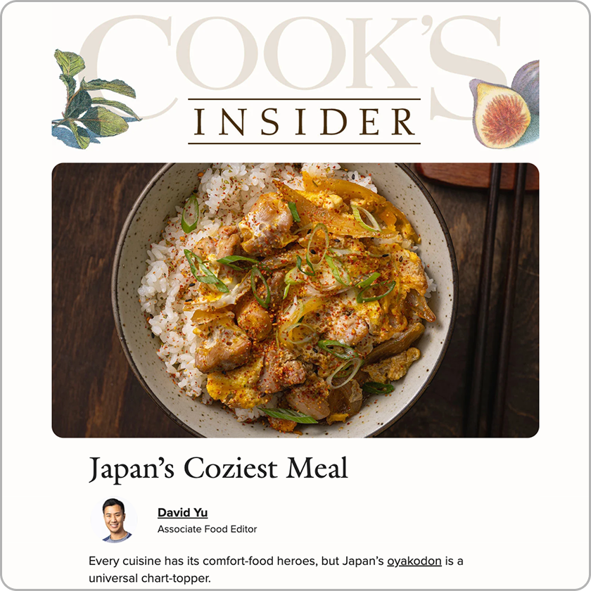 Cook's Insider Newsletter