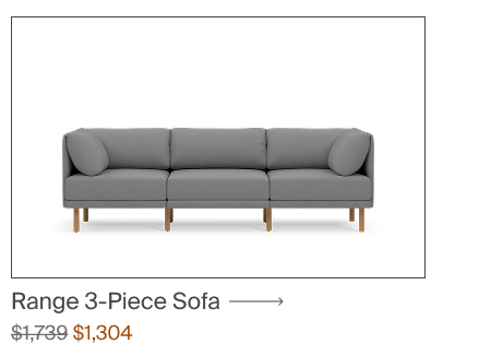 Range 3-Piece Sofa