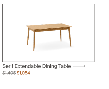 Serif Extendable Dining Table