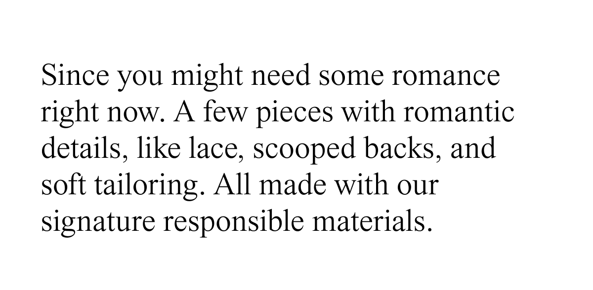 Since you might need some romance right now