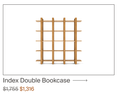 Index Double Bookcase