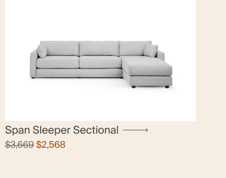 Span Sleeper Sectional