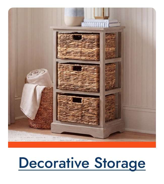 Save on Decorative Storage