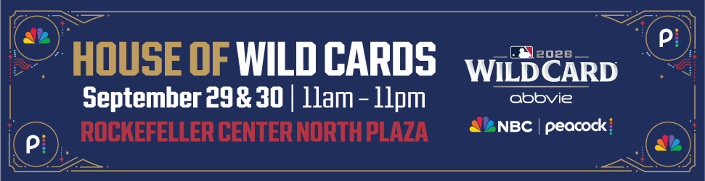 House of Wild Cards Rockefeller Plaza