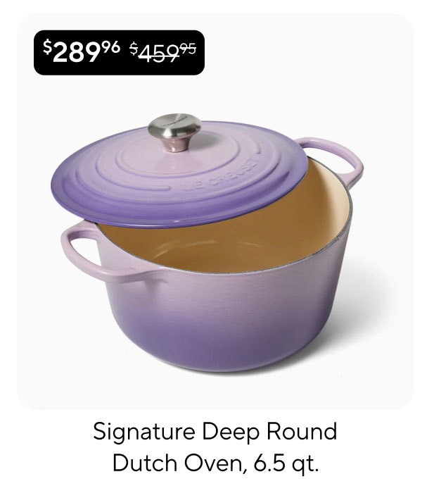 Le Creuset Signature Deep Round Dutch Oven, 6.5 qt.