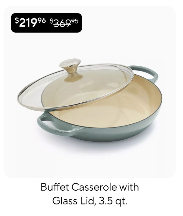 Le Creuset Buffet Casserole with Glass Lid, 3.5 qt.