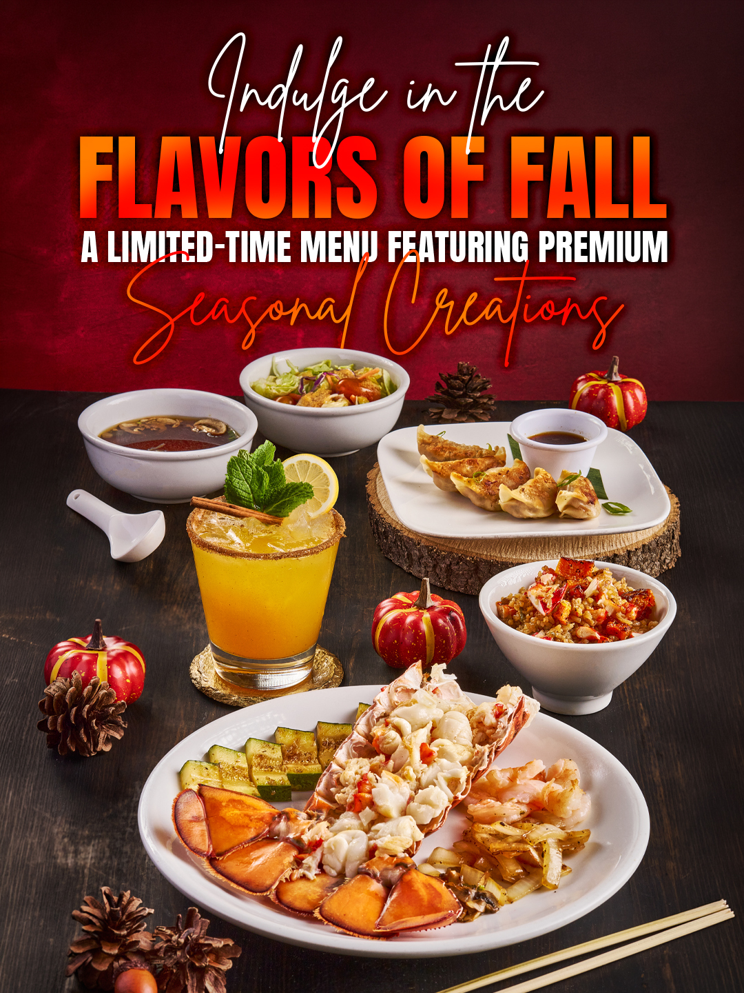 Indulge in the flavors of fall with a limited-time menu