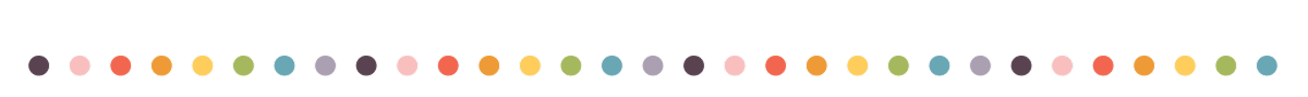 Decorative dot divider
