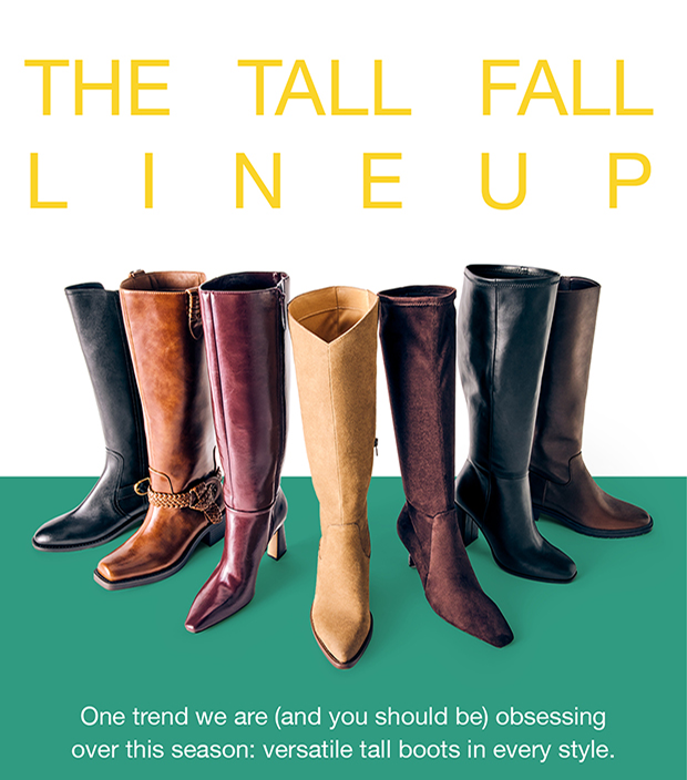 The Tall Fall Lineup | One trend we are (and you should be) obsessing over this season: versatile tall boots in every style.