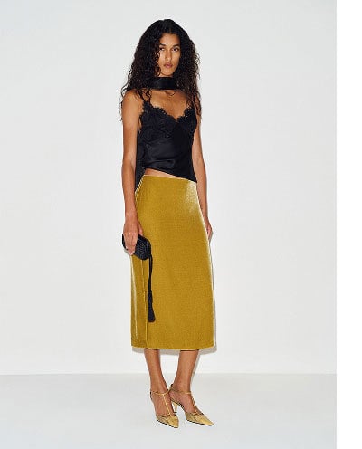 Helen Velvet Skirt