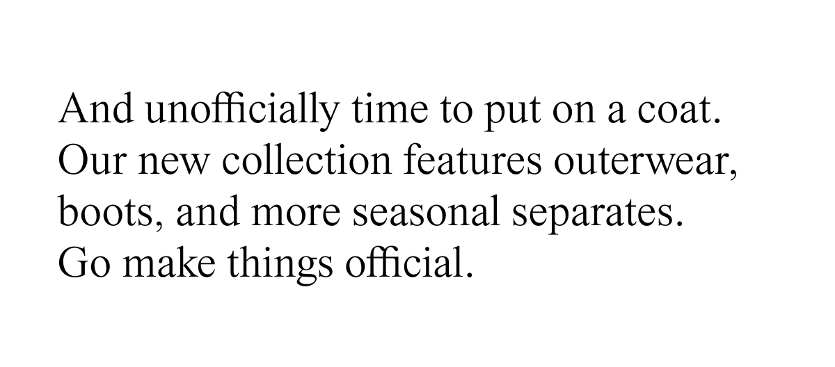 Our newest collection is here
