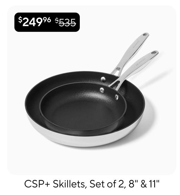Scanpan CSP+ Skillets, Set of 2, 8