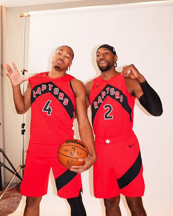 Scottie Barnes, Kawhi Leonard
